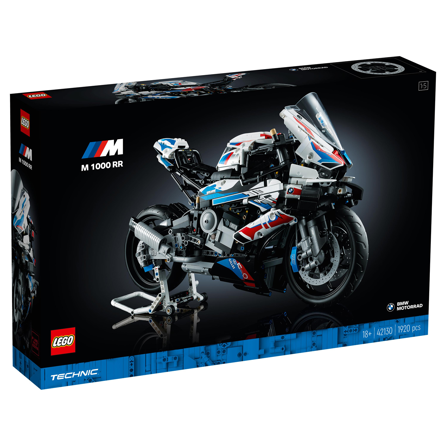 Конструктор детский LEGO Technic Мотоцикл M 1000 RR 42130 - фото 15