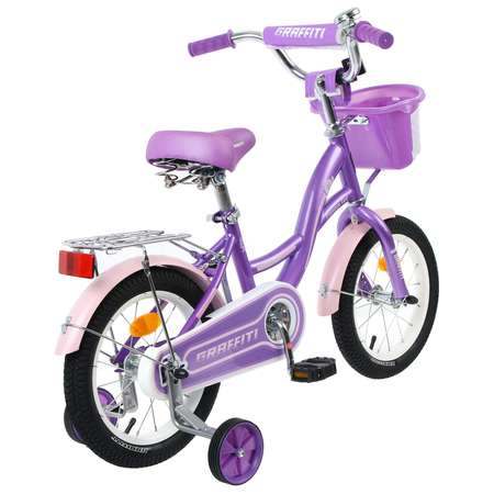 Велосипед GRAFFITI 4 Premium Girl цвет сиреневый/розовый