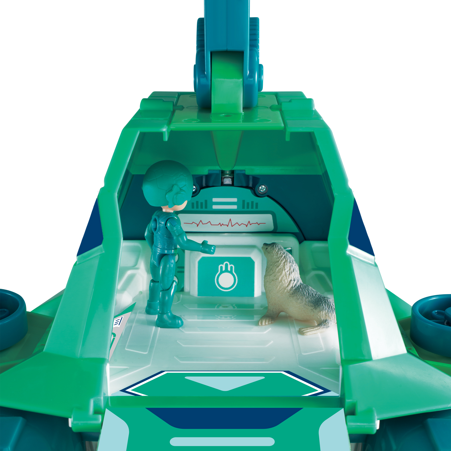 Набор игровой Petronix Мега-трансформер Шэлли и фигурка 2в1 40615 - фото 4