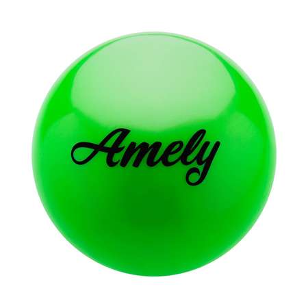 Мяч Amely для художественной гимнастики AGB-101-19-green
