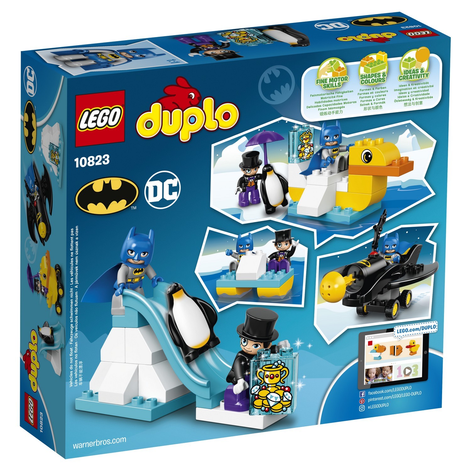 Конструктор LEGO DUPLO Super Heroes Приключения на Бэтмолёте (10823) - фото 3