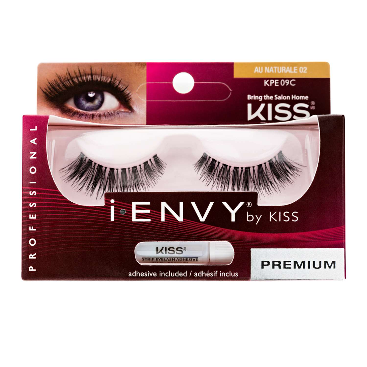 Накладные ресницы Kiss IEnvy Обаяние Eyelashes Au Naturale 02 KPE09C - фото 1