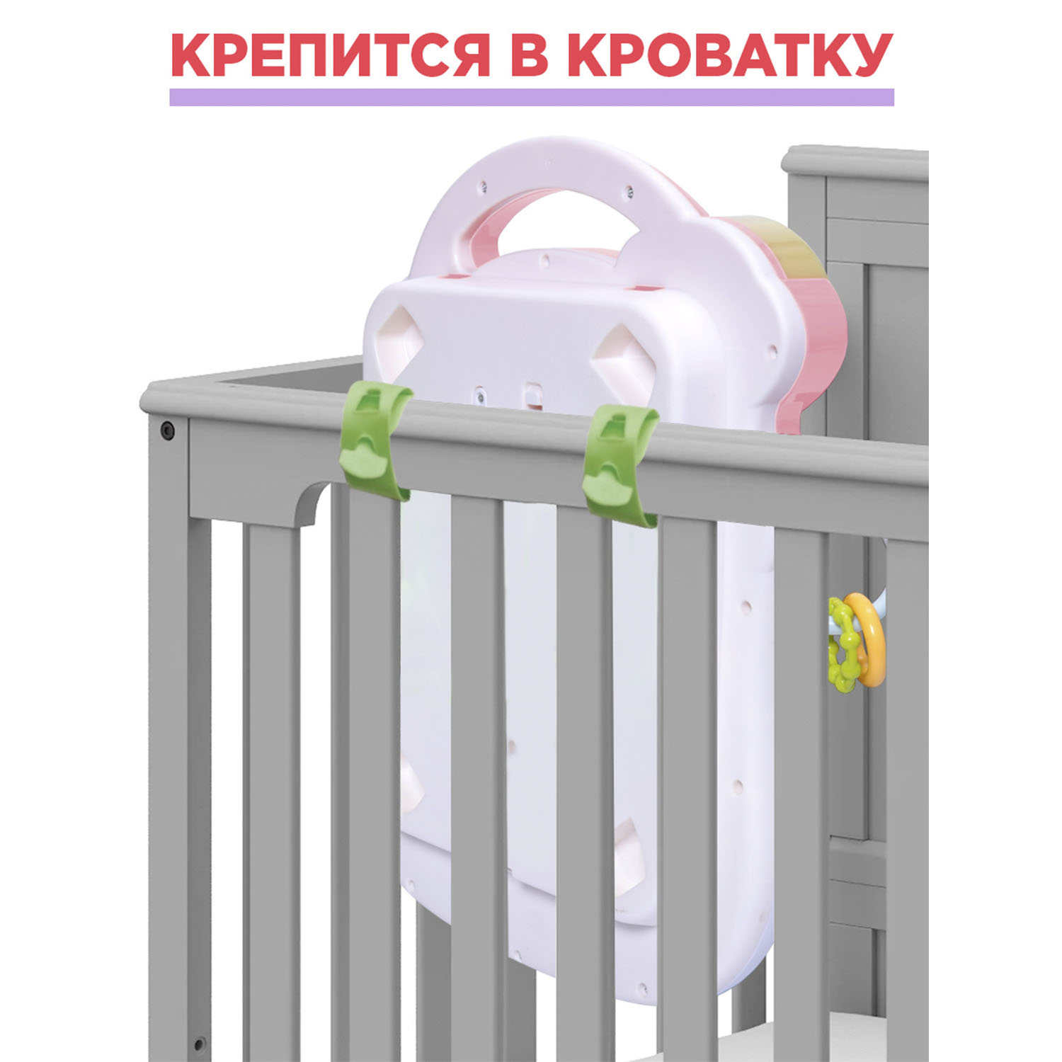 Ходунки-каталка BabyCare 3в1 Spin розовый - фото 11