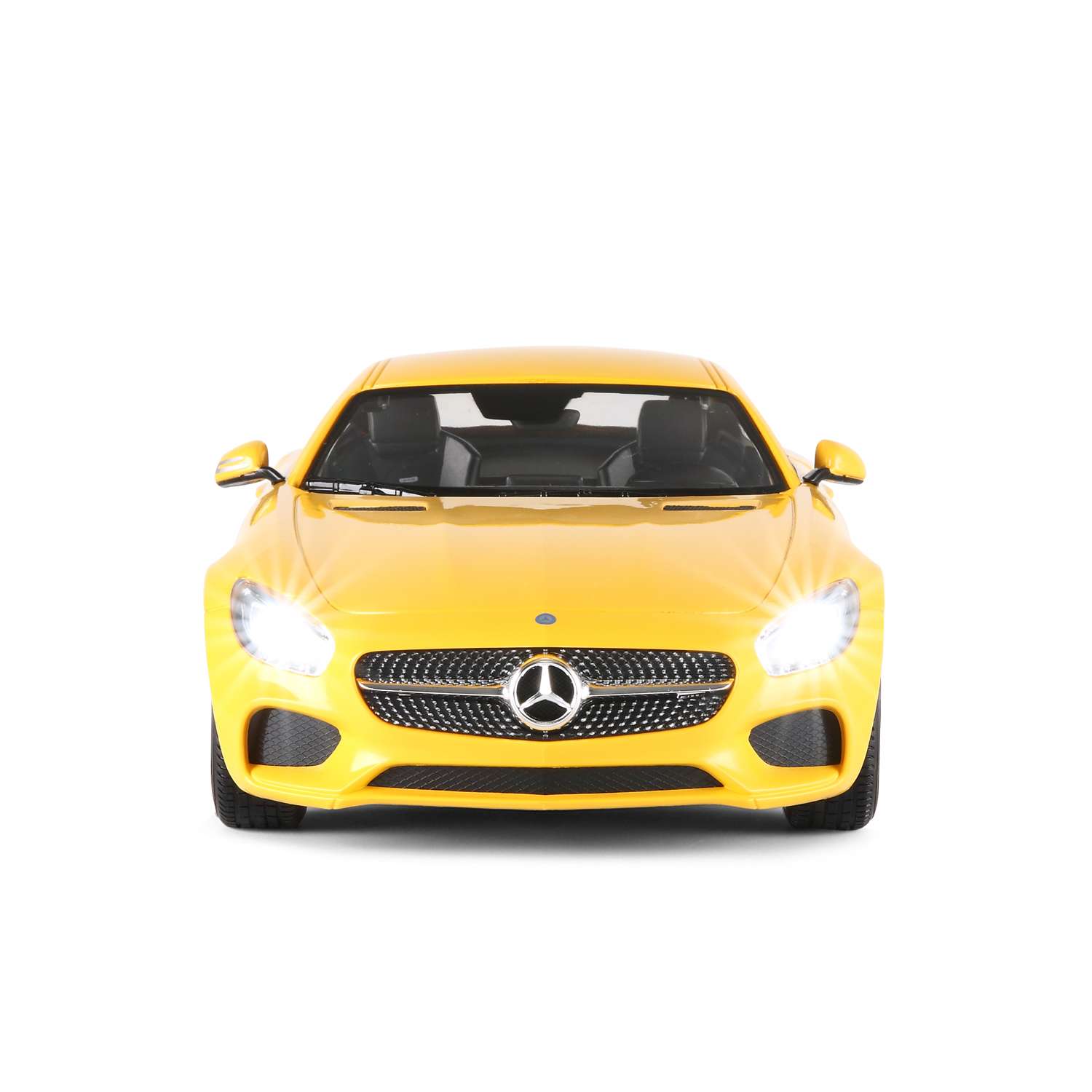 Машинка на радиоуправлении Rastar Mercedes AMG 1:14 Желтая - фото 2