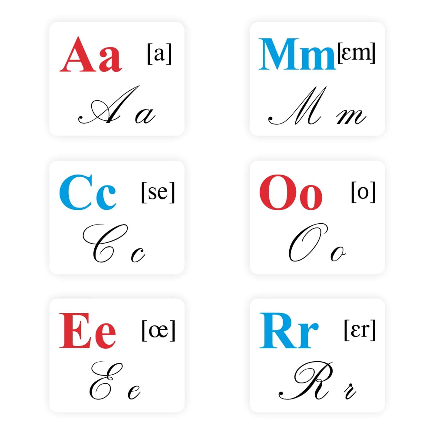 Развивающие обучающие карточки Крокуспак Французский алфавит с прописными буквами 27 шт 218636 - фото 3