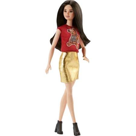 Кукла Barbie Игра с модой Футболка Мишка Тедди FJF36