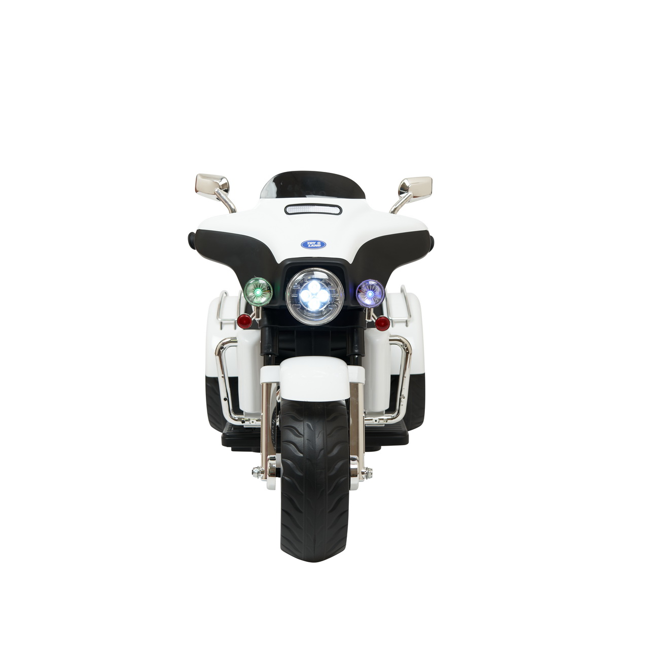 Электромобиль TOYLAND Трицикл Harley-Davidson Moto 7173 белый - фото 5