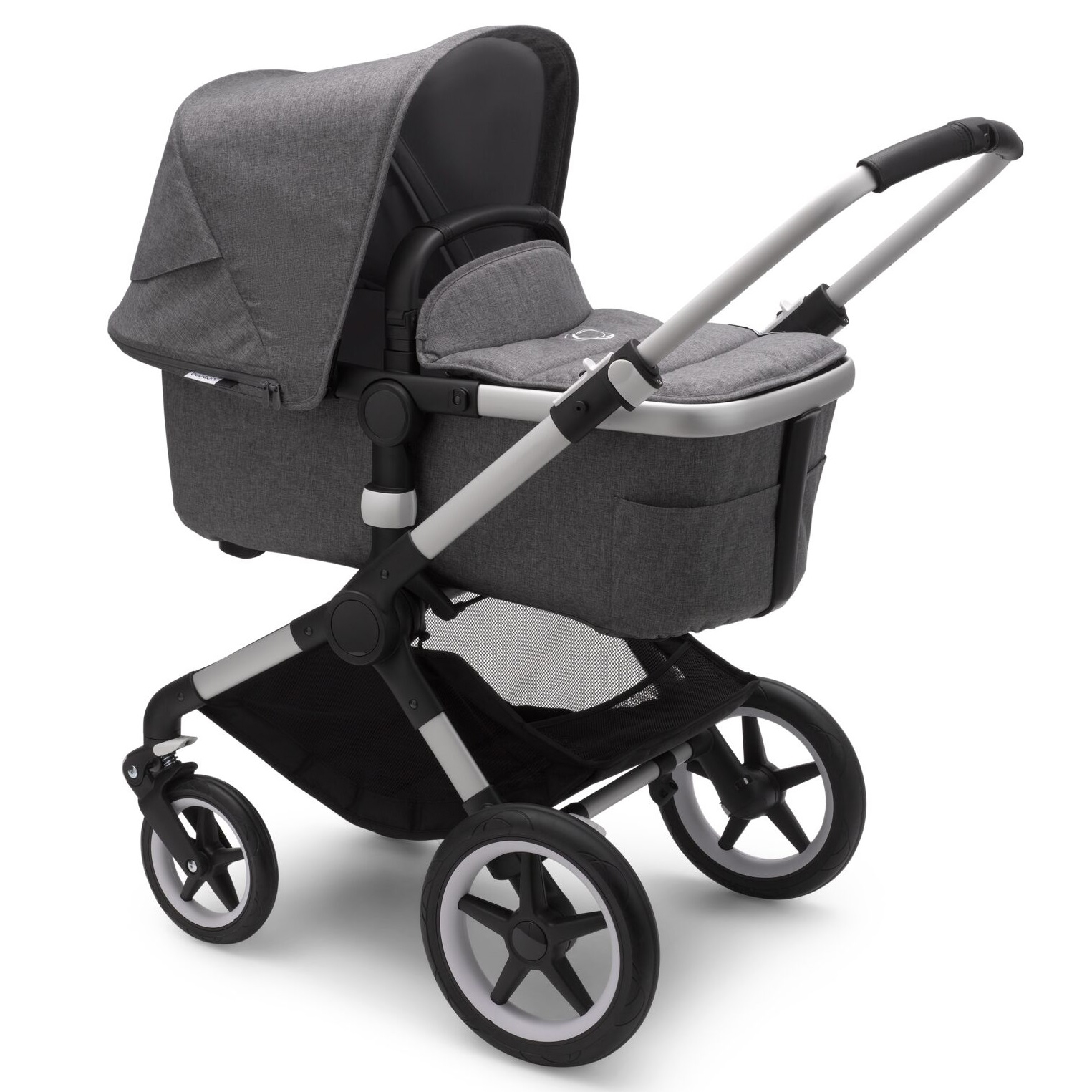 Коляска 2в1 Bugaboo Fox2 Complete Alu Grey Melange-Grey Melange - фото 3