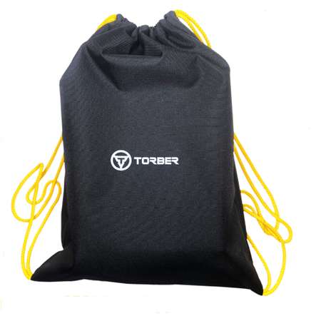 Рюкзак TORBER CLASS X желтый с орнаментом и мешок для сменной обуви в подарок