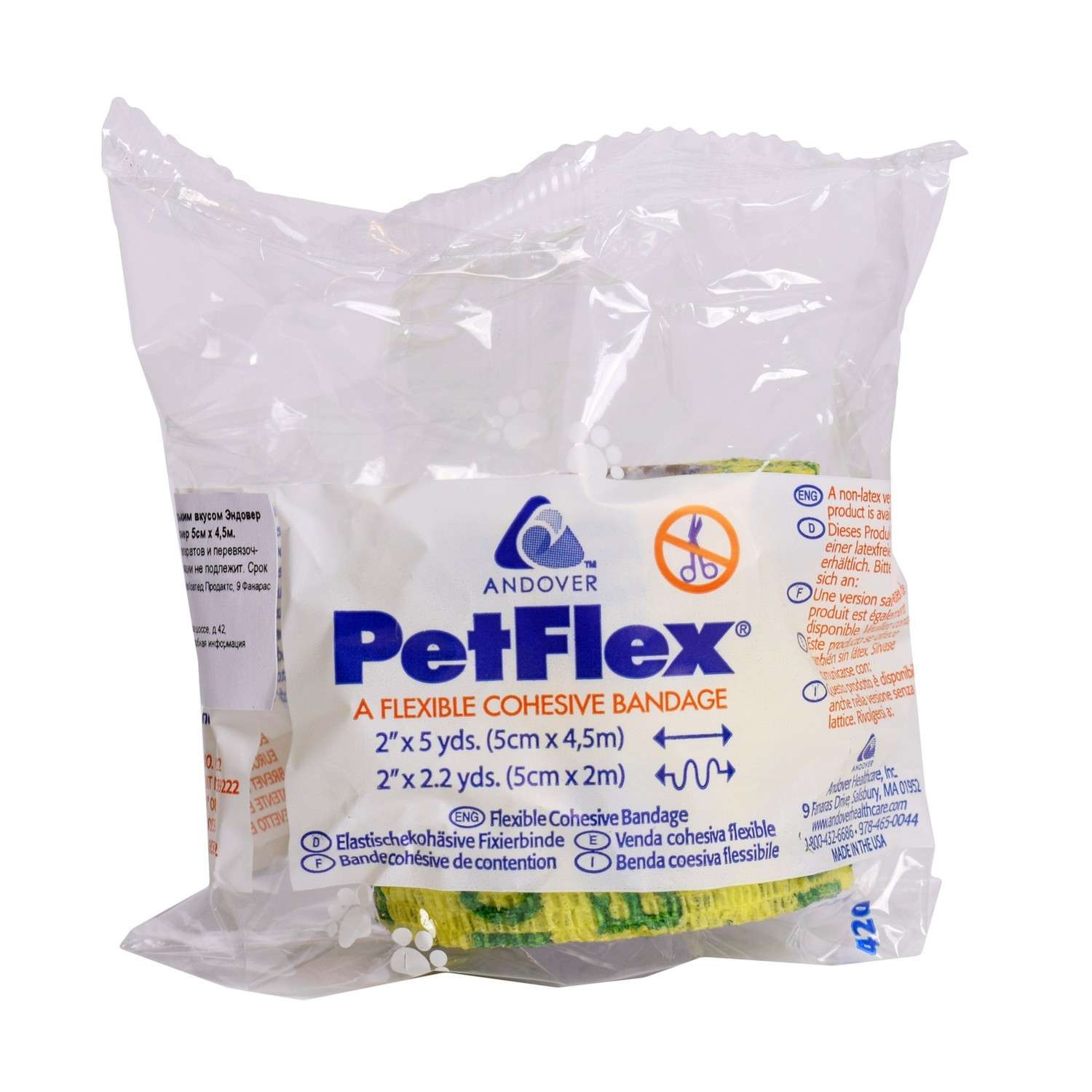 Бандаж для животных PetFlex No Chew с горьким вкусом 5см*4.5м - фото 2