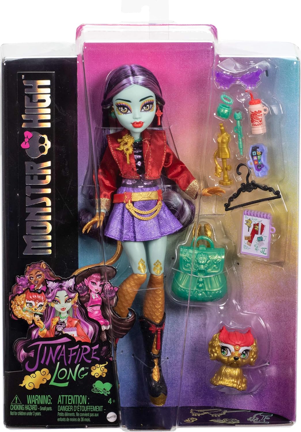 Кукла модельная Monster High Jinafire Long HYV58 - фото 6