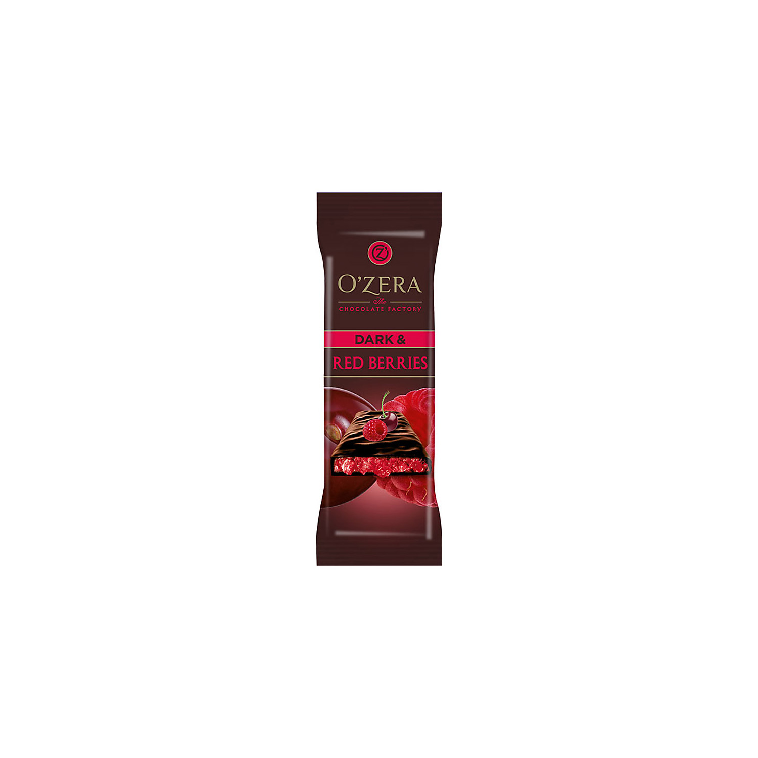 Шоколад горький OZera Dark Red berries 15 штук по 40 г - фото 1