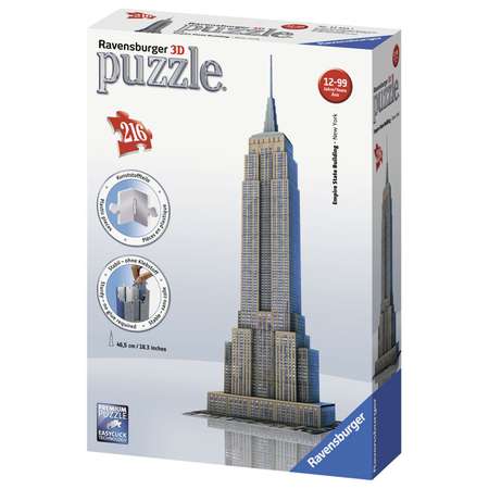 Пазл 3D Ravensburger Эмпайр Стейт Билдинг 216элементов 12553