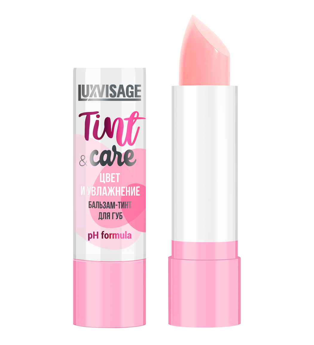 Бальзам-тинт для губ Luxvisage Tint care pH formula Цвет и увлажнение тон 01 3.9 г - фото 1