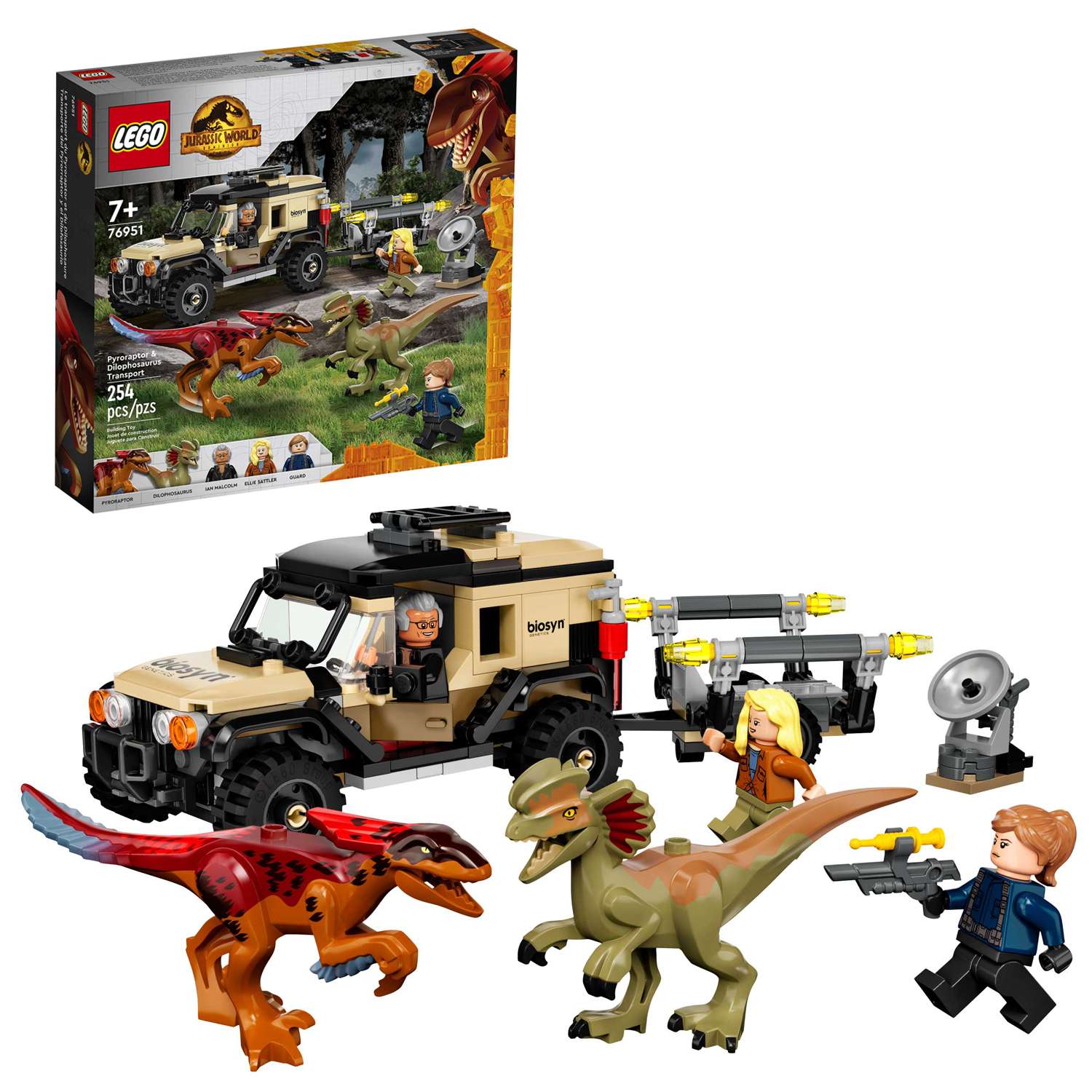 Конструктор детский LEGO Jurassic World Перевозка 76951 - фото 1