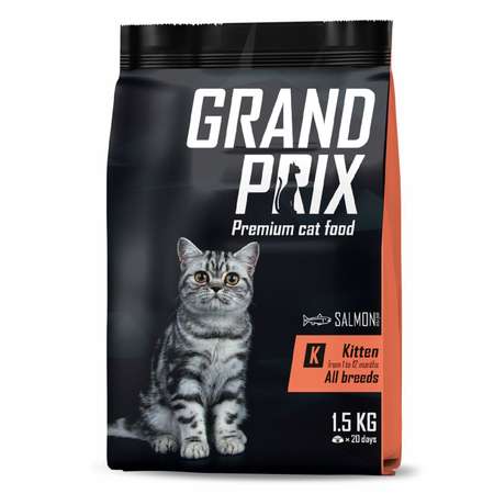Корм для котят Grand Prix Kitten лосось 1.5кг
