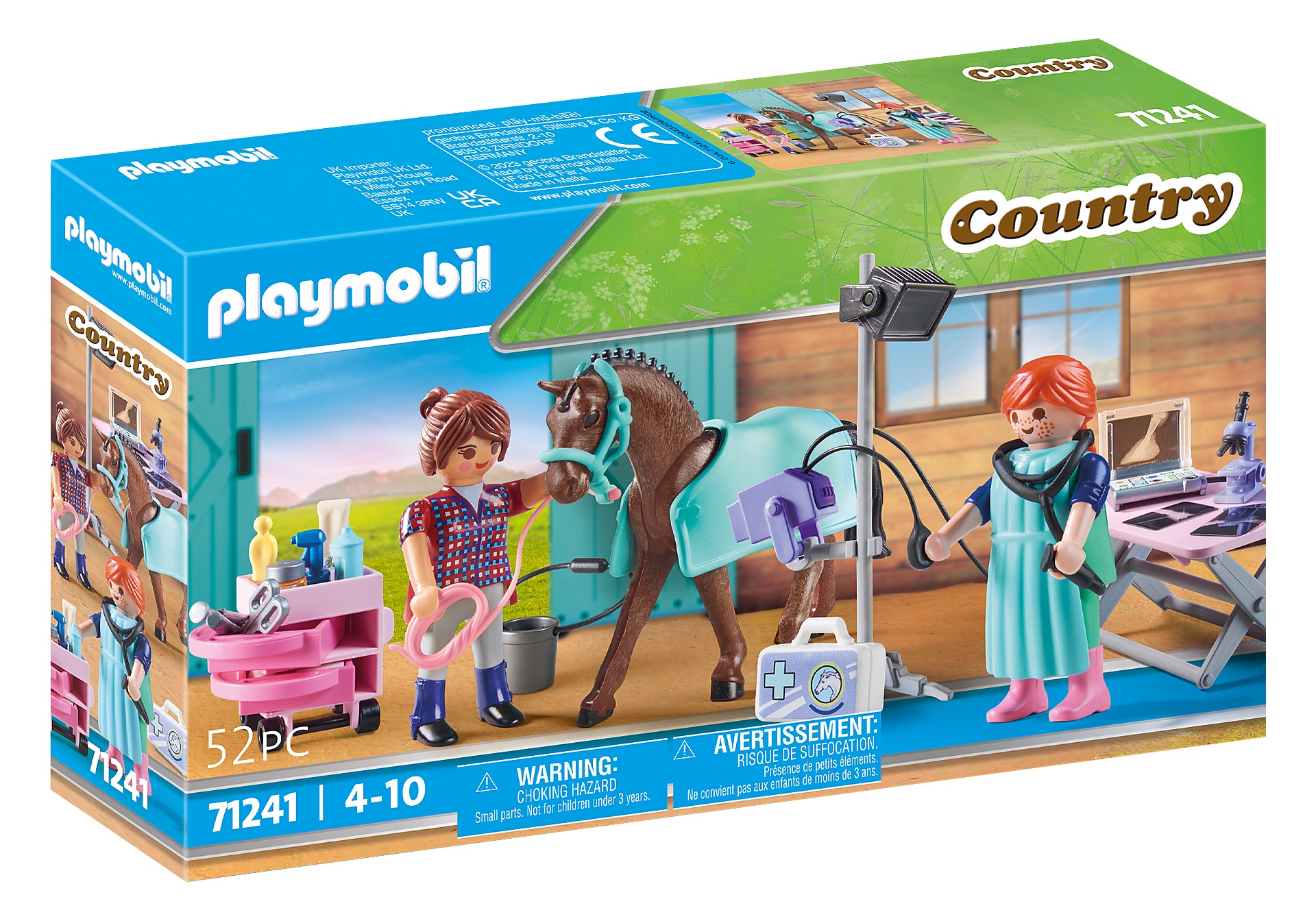 Конструктор Playmobil ветеринар для лошадей купить по цене 3296 ₽ в  интернет-магазине Детский мир