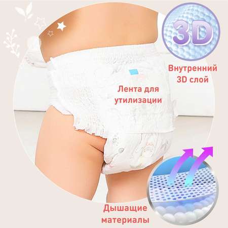 Подгузники-трусики miTOmi Comfort M 6-10 кг 58 шт