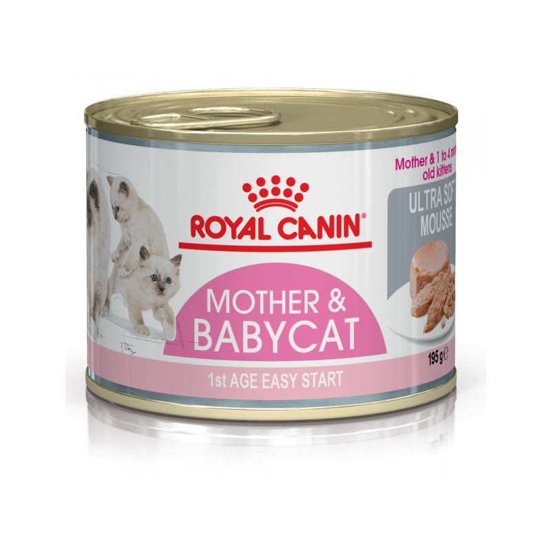 Влажный корм для кошек ROYAL CANIN Mother & Babycat 0.195 кг (полнорационный) - фото 2