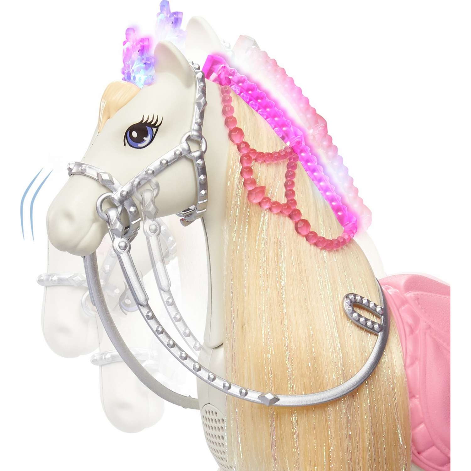 Кукла Barbie Семья Приключения принцессы в синей пачке на лошади GML79 GML79 - фото 6