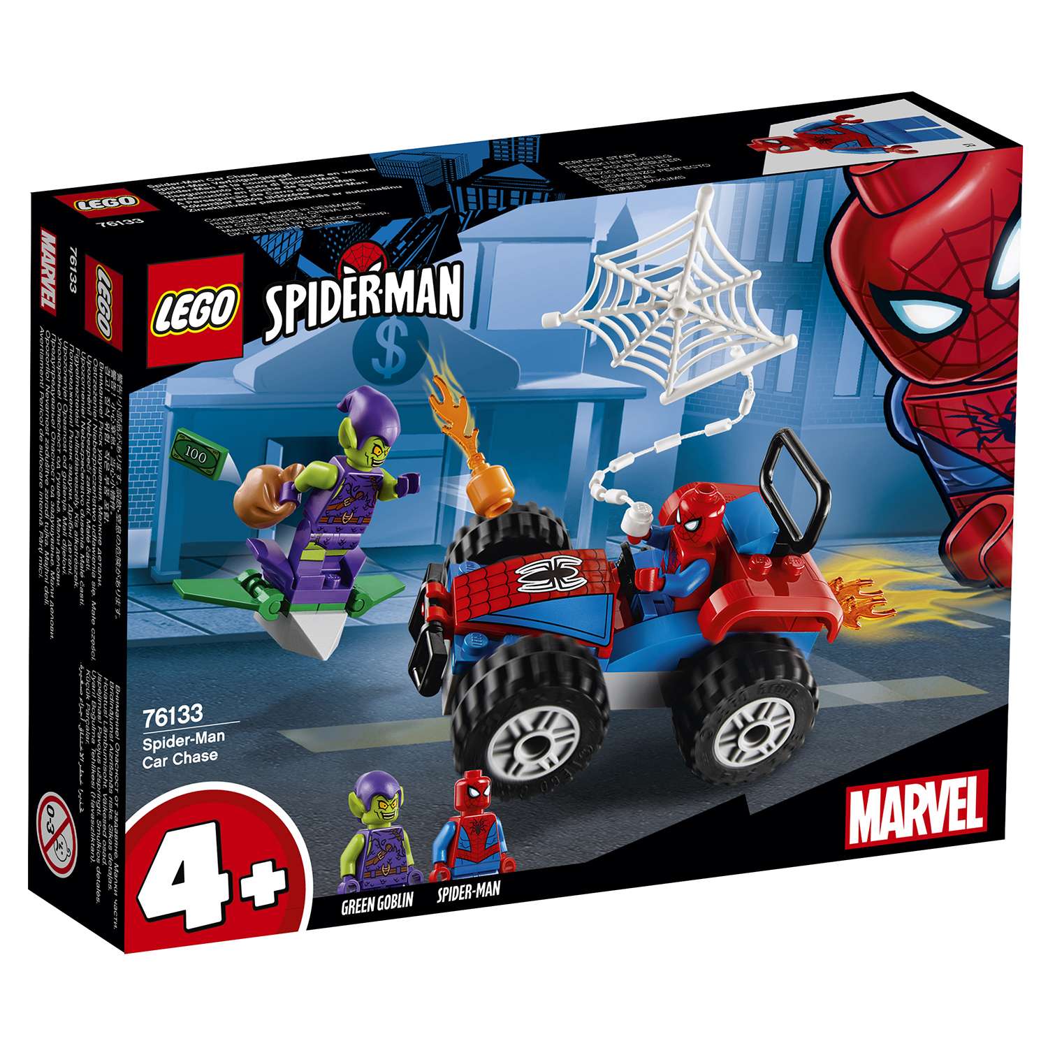 Конструктор LEGO Super Heroes Автомобильная погоня Человека-паука 76133 - фото 2