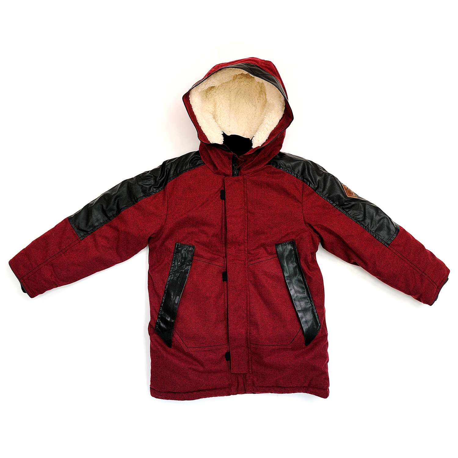 Куртка Artel 20804-81_бордовый меланж/черный - фото 1