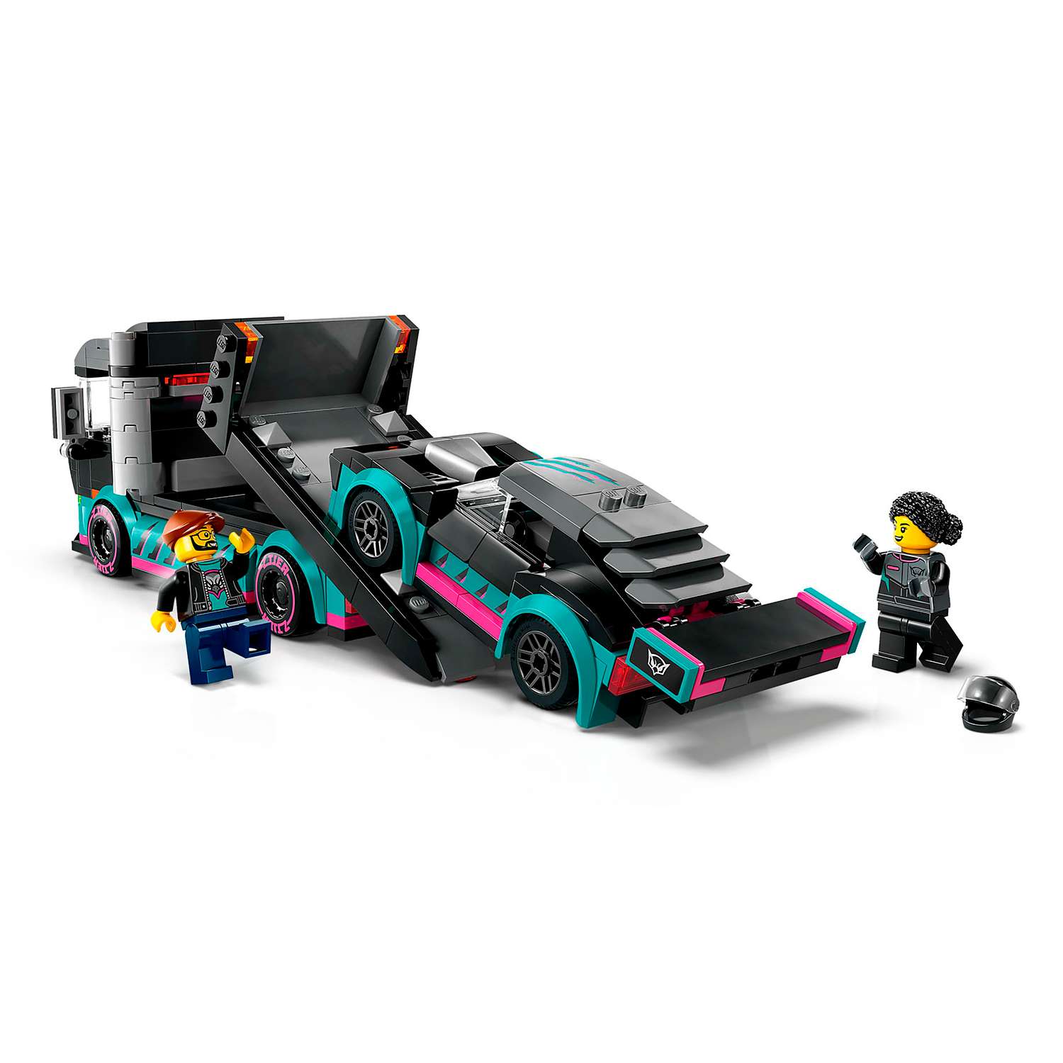 Конструктор детский LEGO City Гоночный автомобиль и автовоз 60406 - фото 7