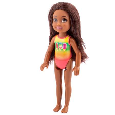 Кукла Mattel Barbie Челси в купальнике с мороженым