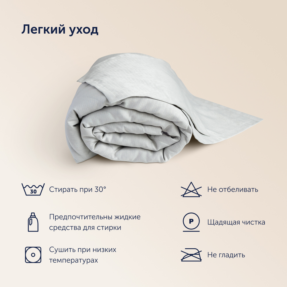 Комплект покрывало + наволочка buyson BuyFlora Cream, 160х220/45х45 см - фото 13