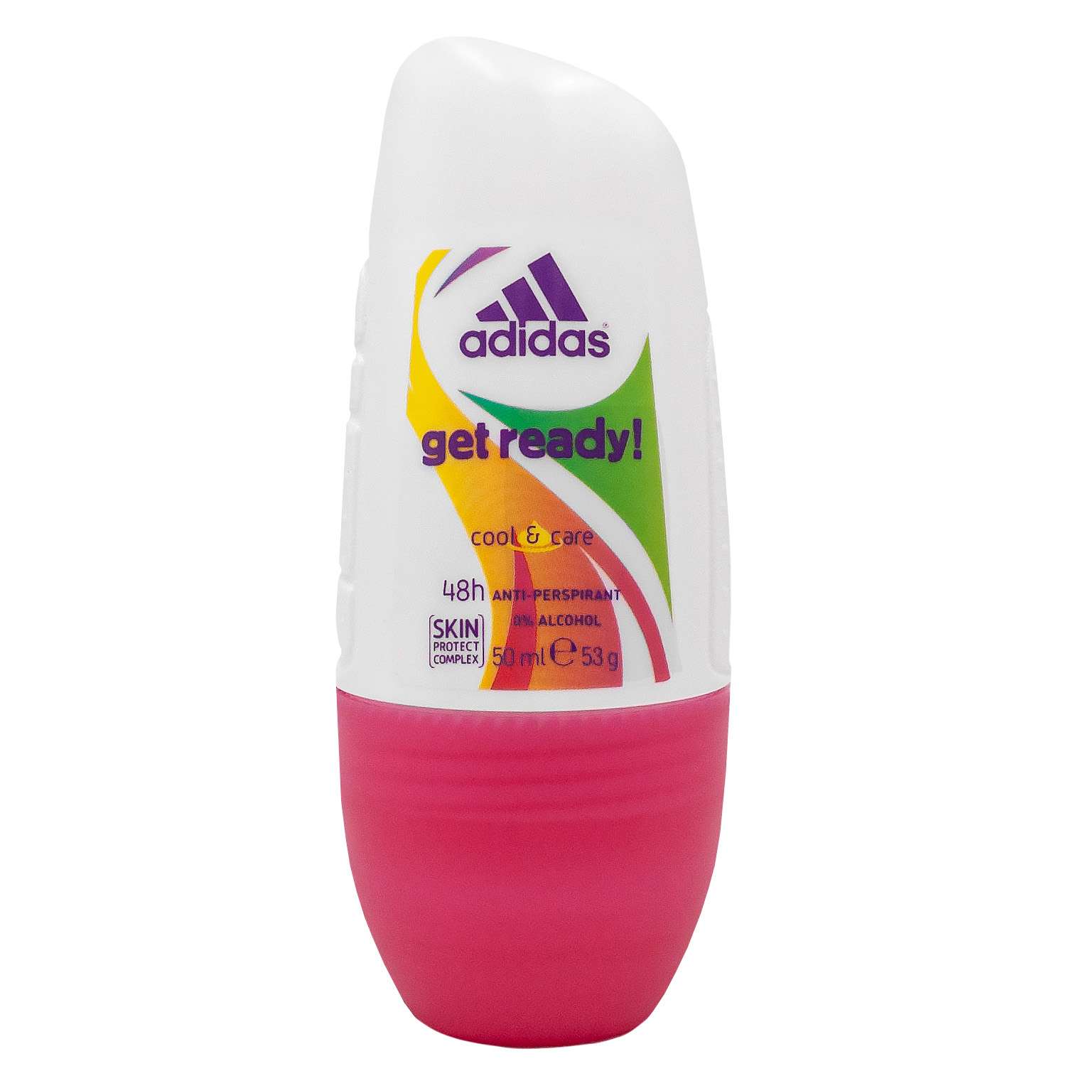 Дезодорант-антиперспирант Adidas шариковый женский Get Ready 50 мл - фото 1