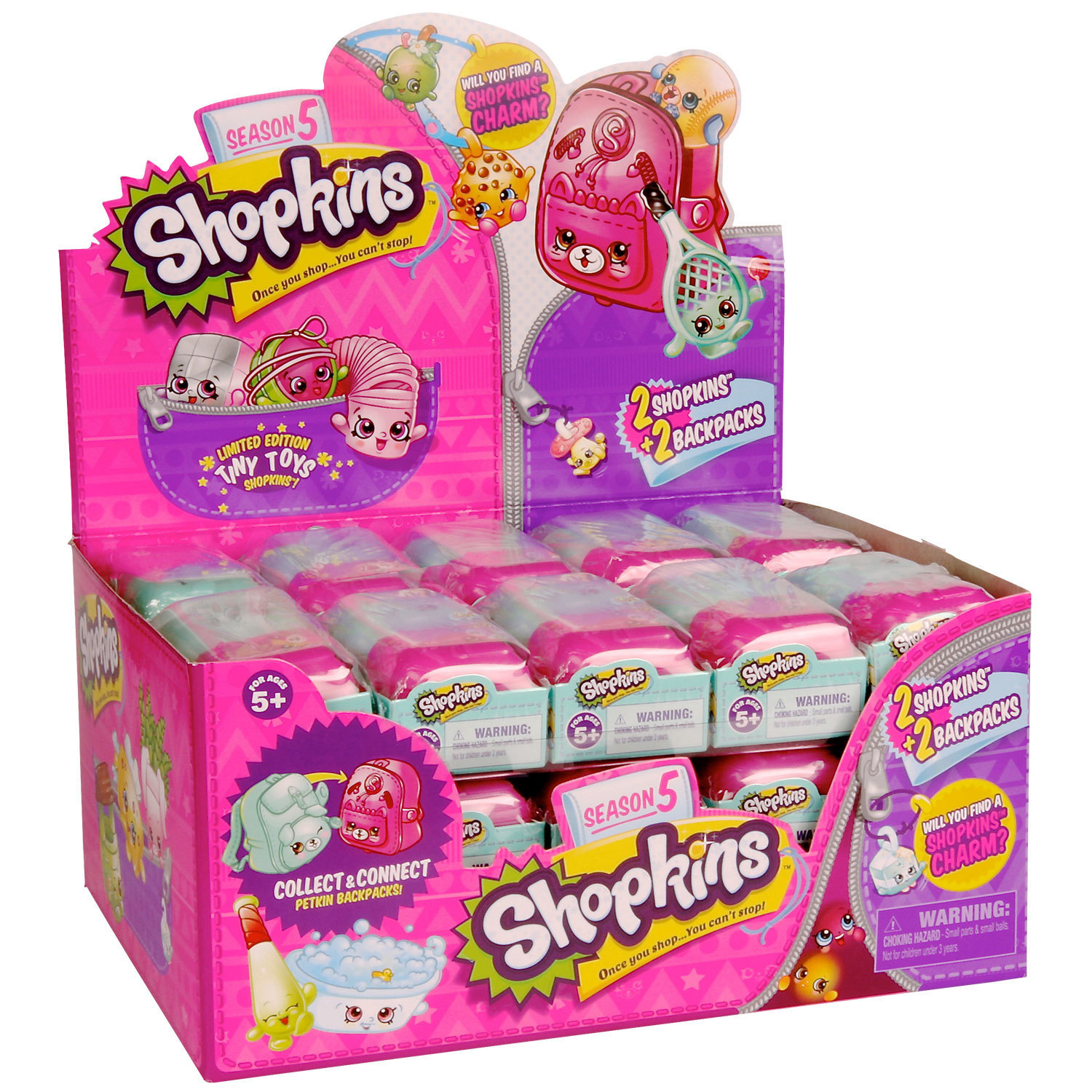 Набор фигурок Shopkins 2 шт в рюкзаке в непрозрачной упаковке (Сюрприз) - фото 4