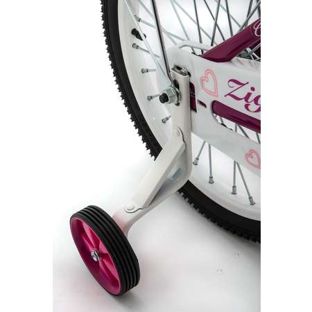 Велосипед ZigZag GIRL малиновый 18 дюймов