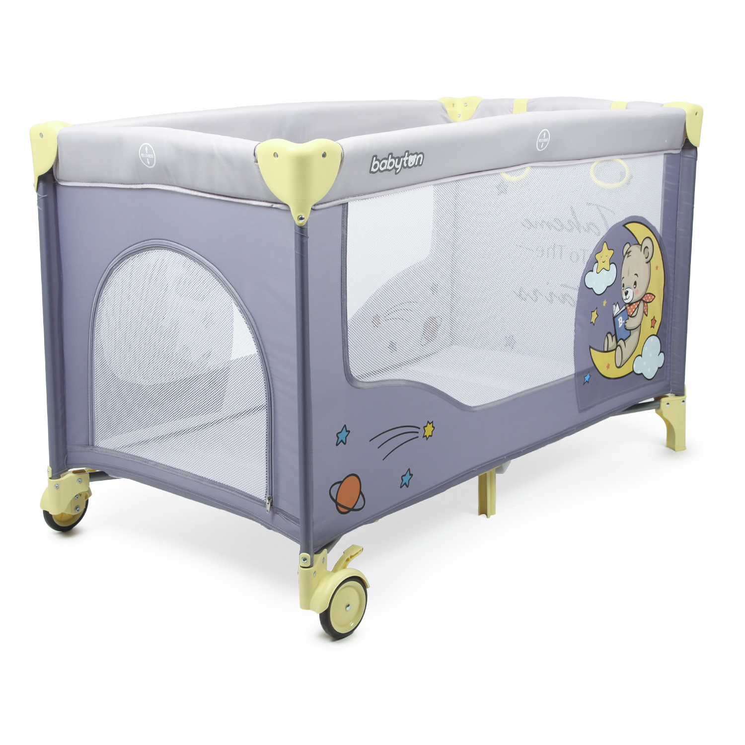 Манеж Babyton Play Box Purple P612 - фото 2