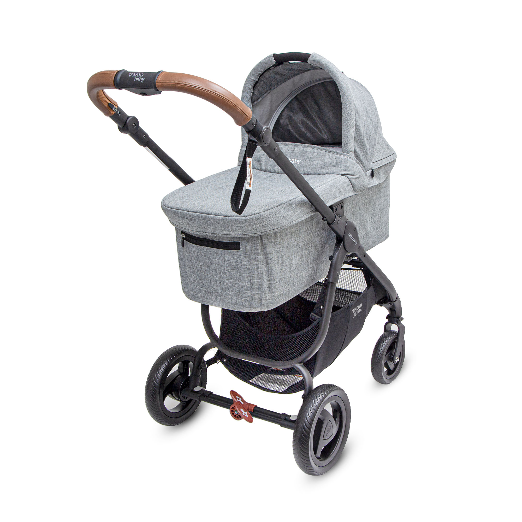 Люлька Valco baby External Bassinet для Snap Trend Snap4 Trend Snap4 Ultra Trend Grey Marle 9826 - фото 4