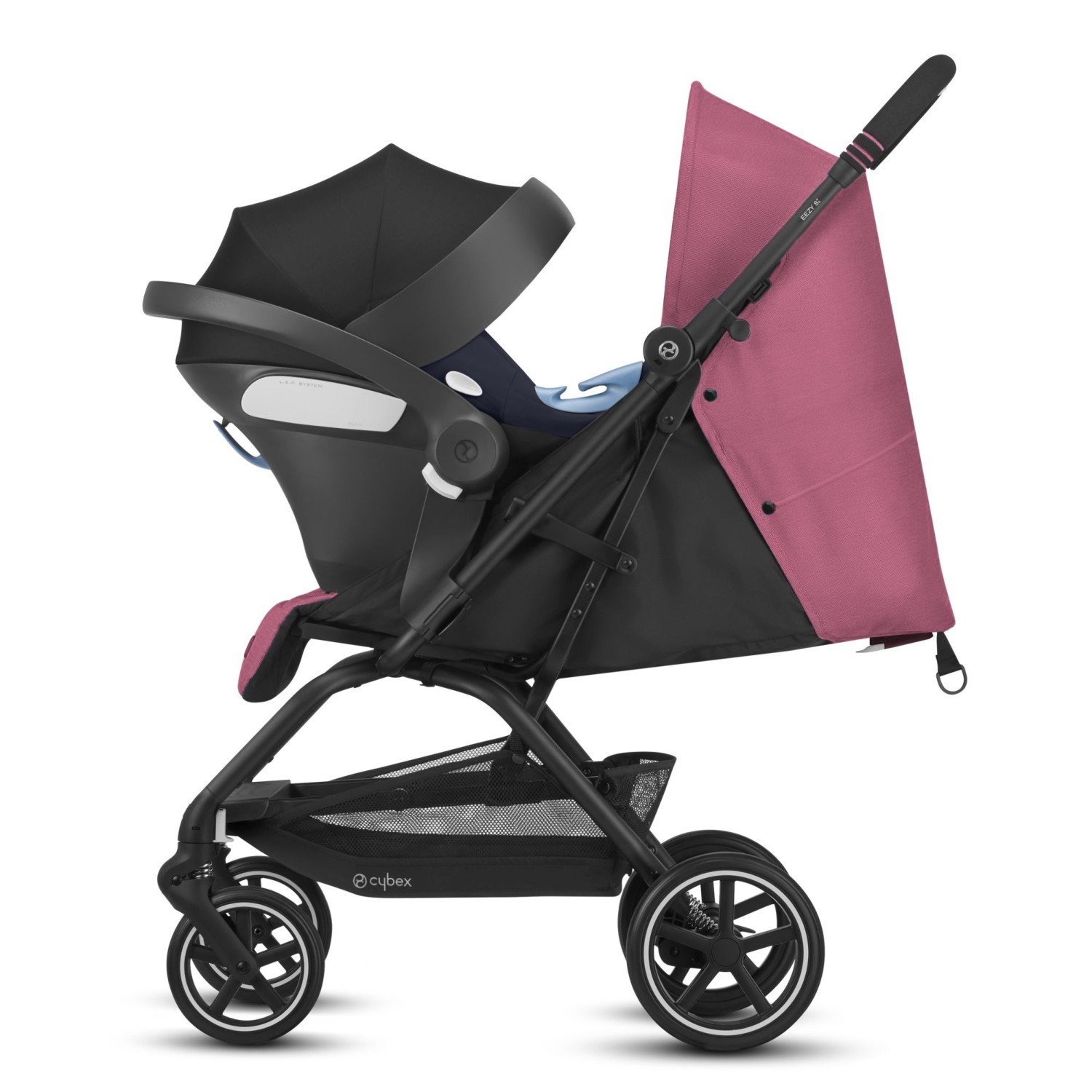 Коляска прогулочная Cybex Eezy S Plus Magnolia Pink - фото 7