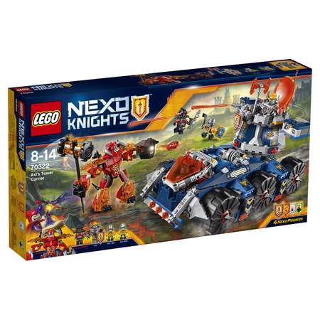 Конструктор LEGO Nexo Knights Башенный тягач Акселя (70322)