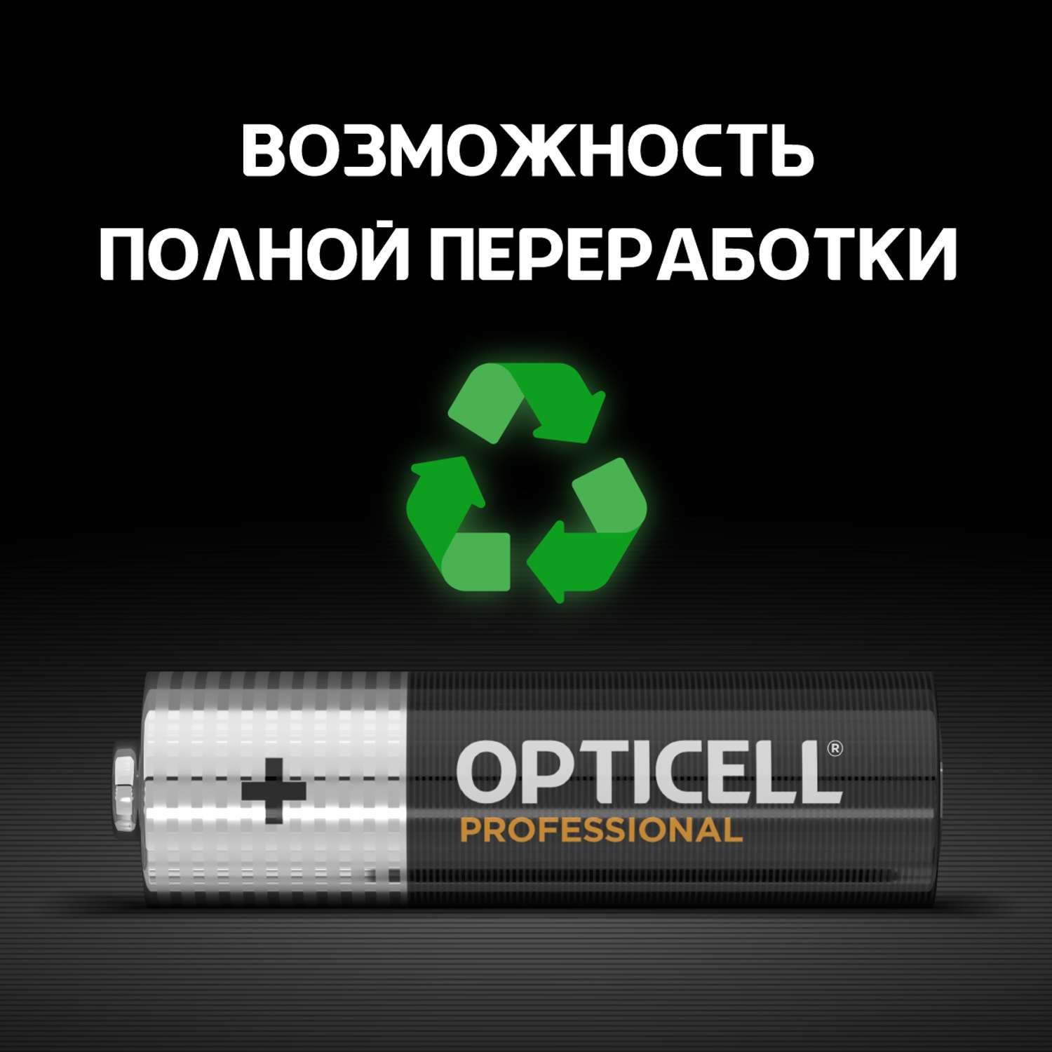 Батарейки Opticell Professional AA 4шт - фото 6