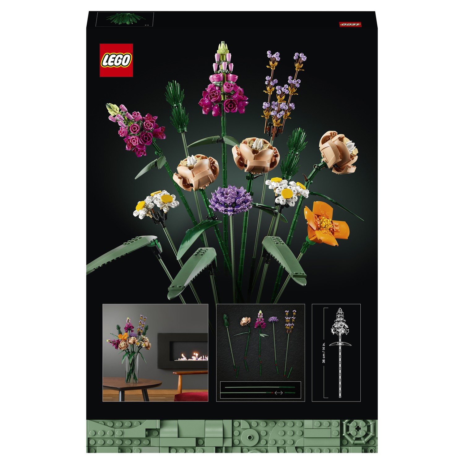 Конструктор LEGO Icons Букет цветов 10280 купить по цене 5999 в  интернет-магазине Детский мир