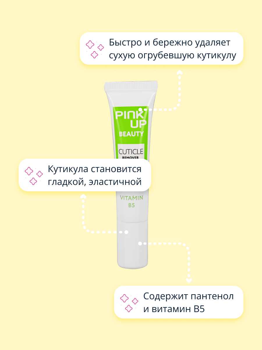 Гель для удаления кутикулы Pink Up Cuticle remover 15 мл - фото 3