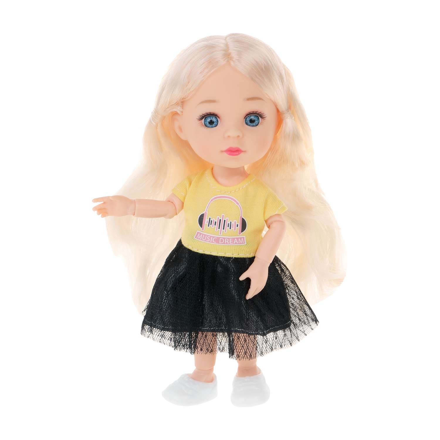 Кукла для девочки Наша Игрушка шарнирная 15 см 803597 - фото 3