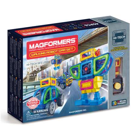 Конструктор магнитный Magformers Walking Robot Car Set 45