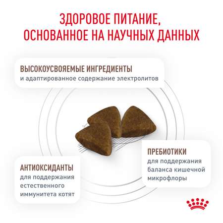 Корм для котят Royal Canin 0.4кг Gastrointestinal Kitten при нарушениях пищеварения сухой