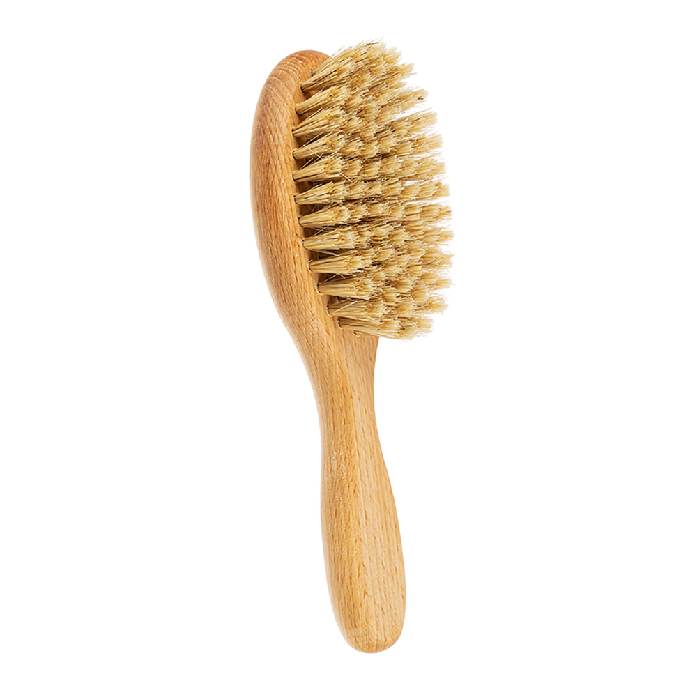 Расческа для волос Grosheff Детская натуральная из щетины кабана - фото 1