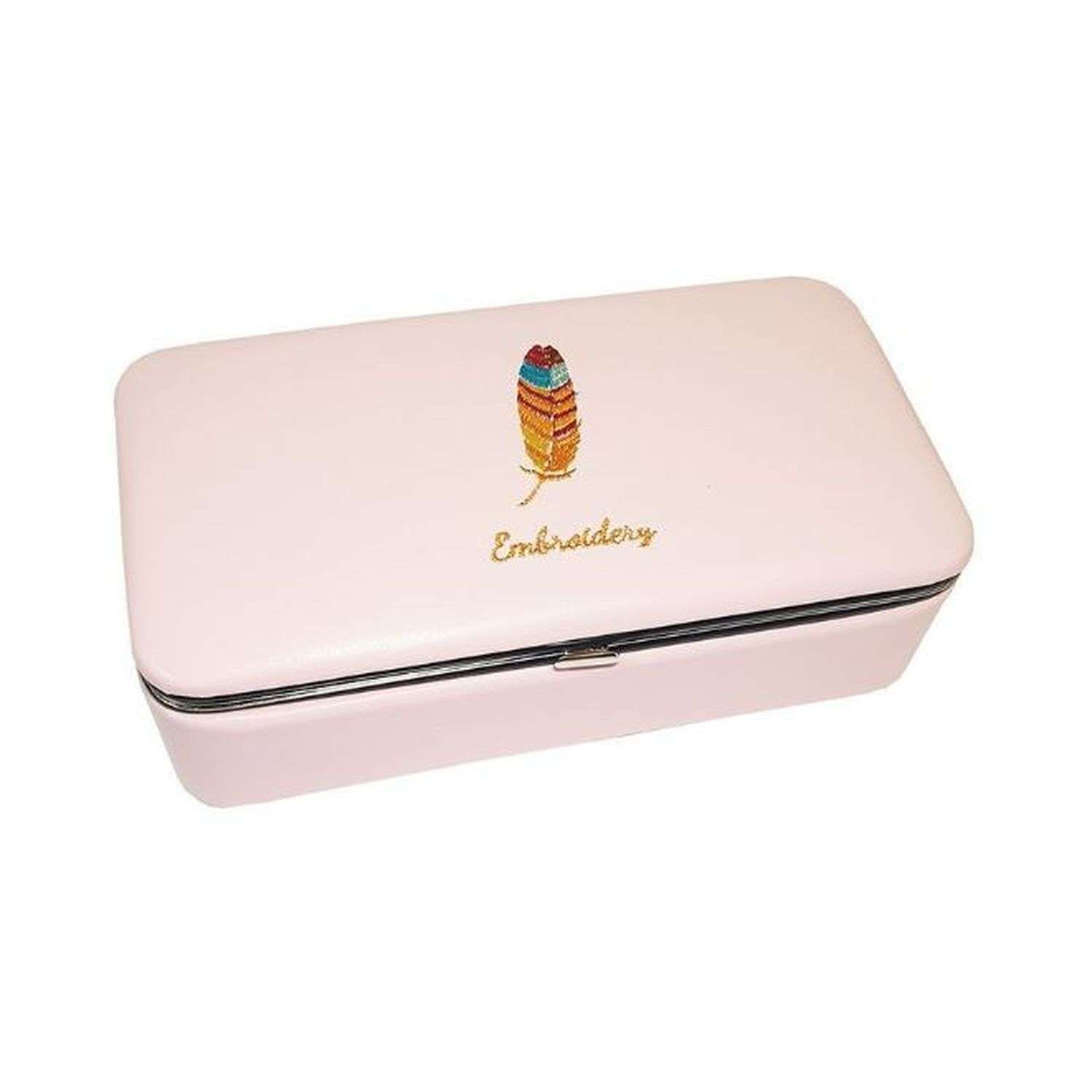 Мини-шкатулка Keyprods для ювелирных изделий розовая - фото 1