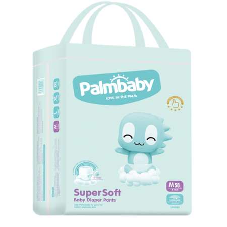 Трусики-подгузники Palmbaby Premium Soft M 58
