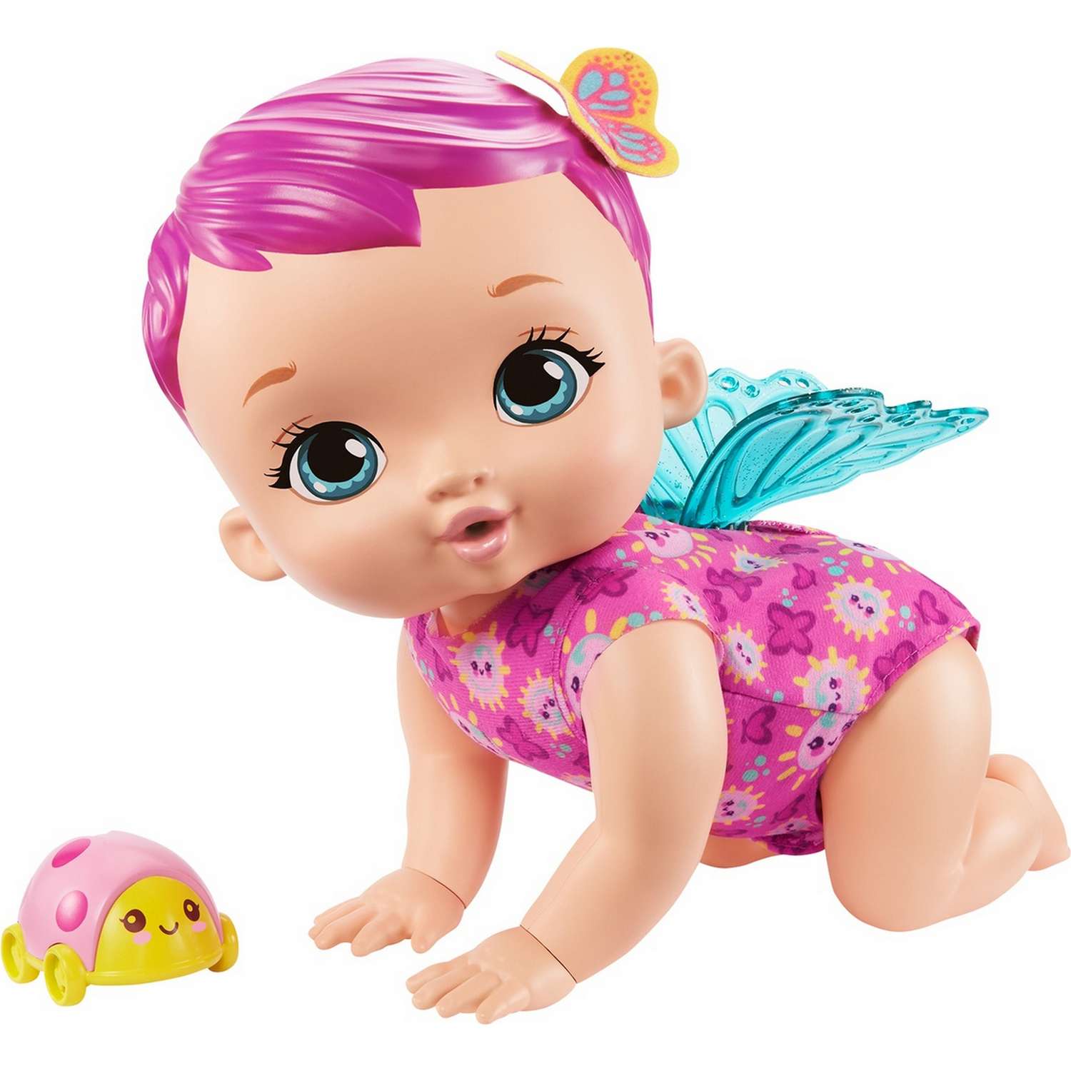 Кукла My Garden Baby Малышка-бабочка Детские забавы Розовая GYP31 GYP31 - фото 1