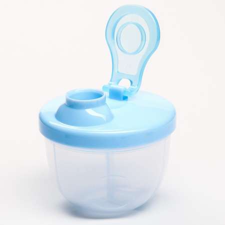 Контейнер Крошка Я для хранения детского питания 3 секции 9.2х8 8х8см цвет голубой