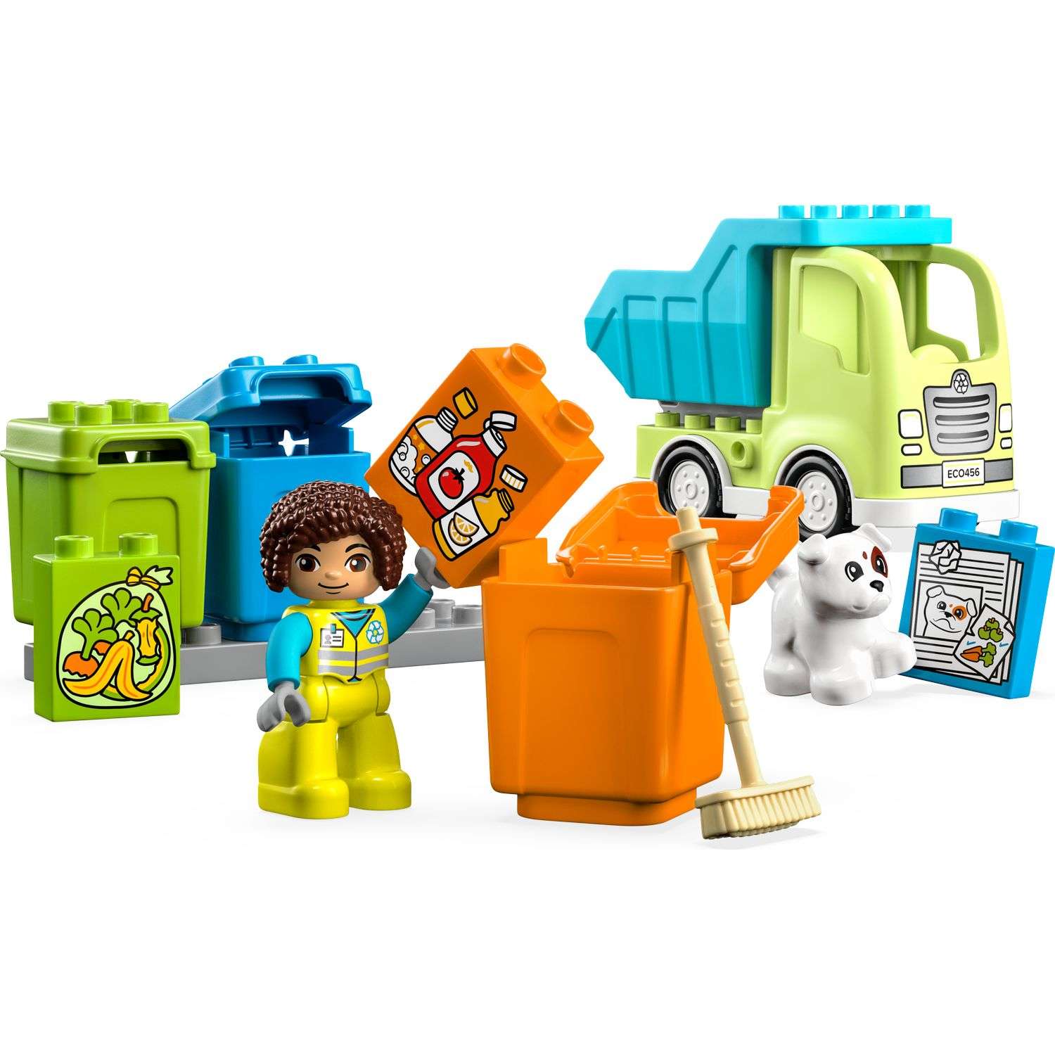 Конструктор LEGO DUPLO Recycling Truck 10987 - фото 3