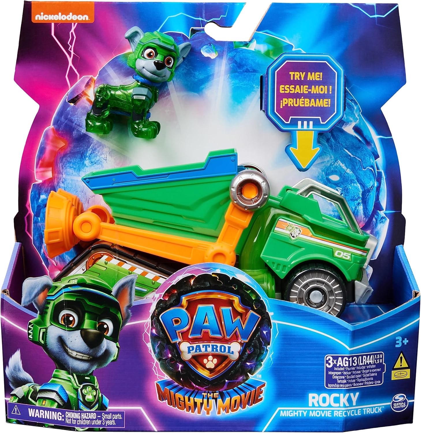 Набор фигурок Paw Patrol Movie 2 Vehicle Рокки 6067508 - фото 8