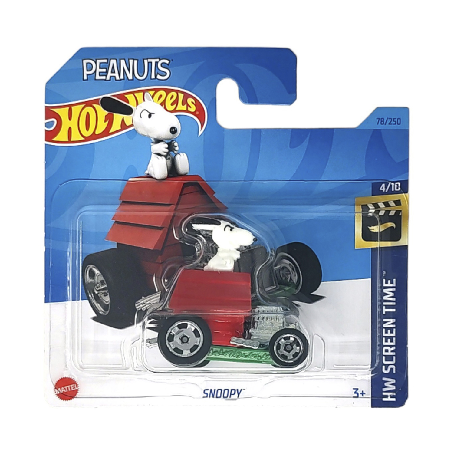 Болид Hot Wheels snoopy 1:64 без механизмов 5785-A78-HKH10 - фото 3